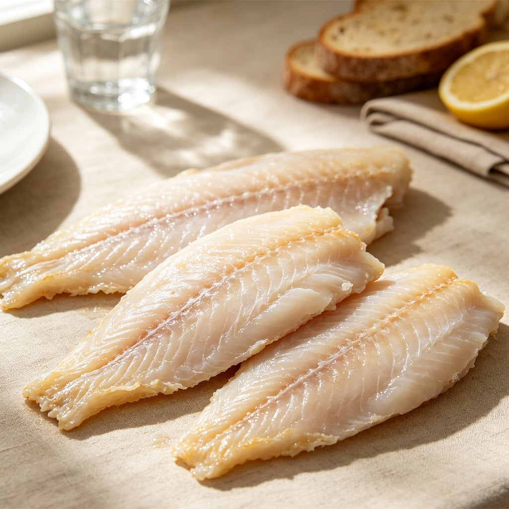 Golden Pan-Seared Tilapia Fish Fillets