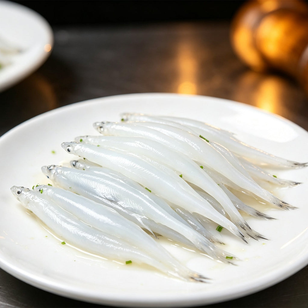 Delicate Fresh Silver Whitebait Fish